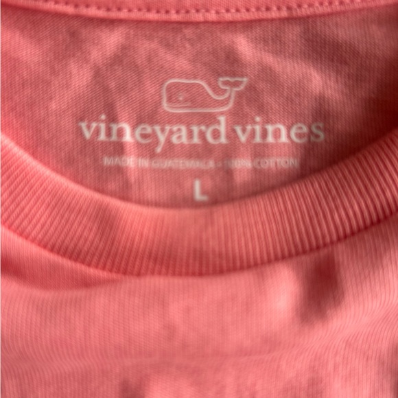 Vineyard Vines Pink and Green Short Sleeve Cropped Tee - Picture 5 of 6